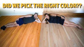 Staining Our Refinished Hardwood Floors - Which Stain is Best?