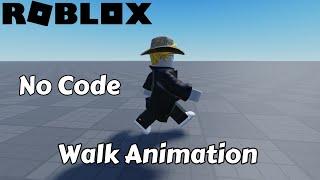 Create a Custom Walk Animation without Coding | Roblox Studio | 2023