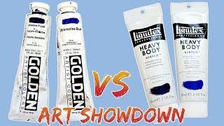 Golden vs Liquitex  | Acrylic Paint Review