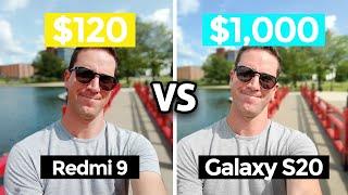 $120 Redmi 9 vs $1,000 Galaxy S20! (Camera Test)