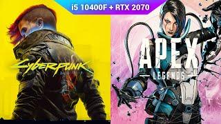 i5 10400 + RTX 2070 | GAMING BENCHMARKS // FORTNITE APEX WARZONE CYBERPUNK FORZA