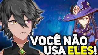 Top 10 PERSONAGENS 5 ESTRELAS... Que NINGUÉM USA No GENSHIN IMPACT(Menos usados)