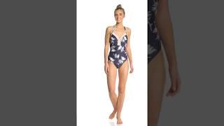 Roxy Hippy Hour One Piece Swimsuit | SwimOutlet.com