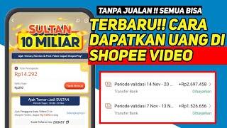 HASILKAN UANG Ini dia 3 Cara Dapatkan Uang Dari Shopee Video