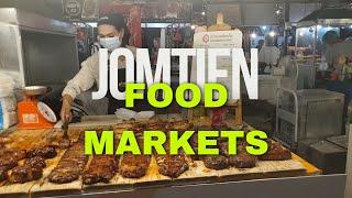  [4K] The best food markets in Jomtien (Pattaya) - Night Market and Yaimak Market - March 2024