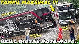 MOMEN LANGKA !!! Bus Haryanto Lewat Sitinjau Lauik??? Tampil Maksimal Skill Sopir Diatas Rata-Rata