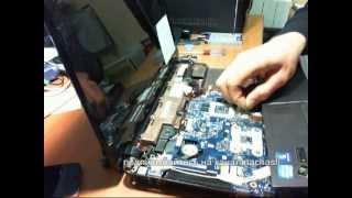 как разобрать ноутбук Packard bell P5WS0 + заменить HDD.How to take apart a laptop