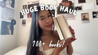 my BIGGEST book haul yet! (100+ books) // book buying ban no. 2