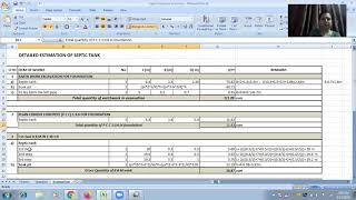 ESTIMATION OF SEPTIC TANK