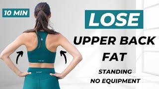 10 MIN STANDING UPPER BACK FAT WORKOUT | No Equipment!