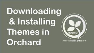 Downloading & Installing Themes in Orchard : Orchard Beginner