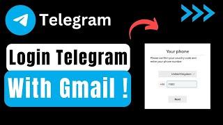 How To Login Telegram With Gmail !