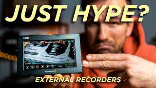 Does an EXTERNAL RECORDER make a CAMERA BETTER? // Atomos Ninja V vs. Video Assist 12g