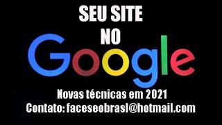 Como colocar seu site no google em 24 horas na primeira página (2021)