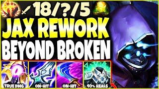 This New Season 13 JAX REWORK On-Hit Build Guide is BEYOND BROKEN  LoL Meta Top Jax s13 Gameplay