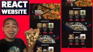 Build a React Website Using Styled Components - Responsive Ecommerce Restaurant Design