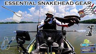 Snakehead Gear 101: Essential Tools for Snakehead Fishing: Nets, Lip Grippers, Multi-tools & More