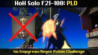 HoH Solo PLD - No Empyrean/Regen Potion Challenge - F21-100 (6/10/24 | 6.58)