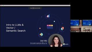 Introduction to Large Language Models (LLMs), Embeddings & Vector Search - Elastic Meetup