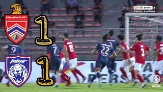 Gol ROMEL MORALES Bantu KL City Ikat Juara Bertahan Johor DT 1-1