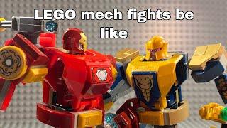 LEGO mech fights be like