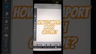 How to IMPORT BRUSH QR CODE? #swatiartlife #ibispaintx #tutorial