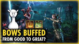 Bows Buffed?!?! | 133k+ DPS Nightblade/Templar/Sorcerer | Really STRONG and VERSATILE now