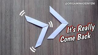 How to make a paper Boomerang | Easy Origami