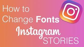 Hack to Change Fonts in Instagram Stories!