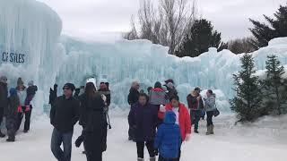 The Ice Castles in Midway, Utah