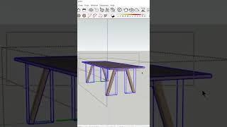 Hack to round edges in #sketchup #shorts