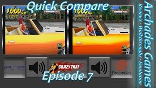 Crazy Taxi Dreamcast vs PlayStation 2