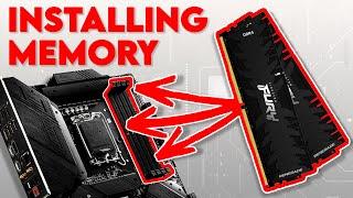 How to Install RAM in a Gaming PC - EASY step-by-step instructions