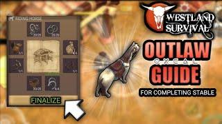 HOW TO COMPLETE THE HORSE STABLE! (UPDATED GUIDE) | WESTLAND SURVIVAL