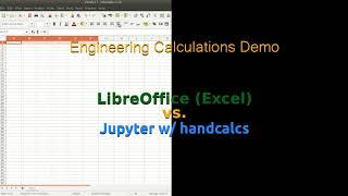 Engineering Calculations: Handcalcs-on-Jupyter vs. Excel