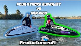 Yamaha Fourstroke SuperJet vs. Kawasaki SXR 1500!