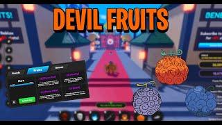 How to get devil fruits in Anime Fighting Simulator X!!!