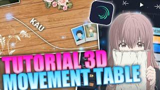 Tutorial 3D Movement Table - Alight Motion V.4.0