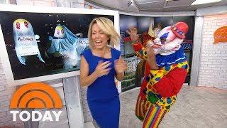 Watch Dylan Dreyer Get Freaked Out By A Clown In The Orange Room | TODAY