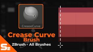 Crease Curve Brush: ZBrush All Brushes