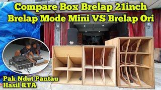 Compare Box Brelap 21inch,,Ini Dia Hasil Pertarungan Box Brelap Mode Asli Dan Mode Mini