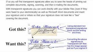 Order your Transparent Signature Stamp, Electronic Signature, or Signature Stamp for Adobe