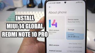 Nyobain Install MIUI 14 Global Redmi Note 10 Pro ROM EEA Tanpa UBL Pakai Trik Rename