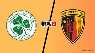 Sunday, July 14, 2024  USL league 2 SF City vs SF Glens at Kezar Stadium. 2:30 Kick off!