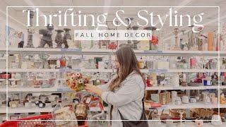 COME THRIFT WITH ME FOR FALL HOME DECOR | Fall thrift haul & home decor on a budget.