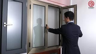 aluminum casement window LZ-40 (or thermally broken system LZ-55)