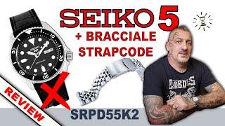 Seiko 5 SRPD55K2: Recensione completa con bracciale strapcode