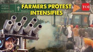 Farmers Protest: Farmers Clash With Police | Delhi, Haryana & Punjab Borders Sealed | Kisan Andolan