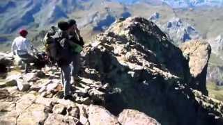 Pic du midi d'OSSAU 2884 m. voie normale 22 septembre 2013