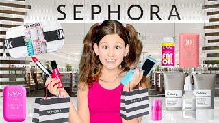 i BOUGHT my DAUGHTERs ENTiRE DREAM MAKEUP collection *no budget